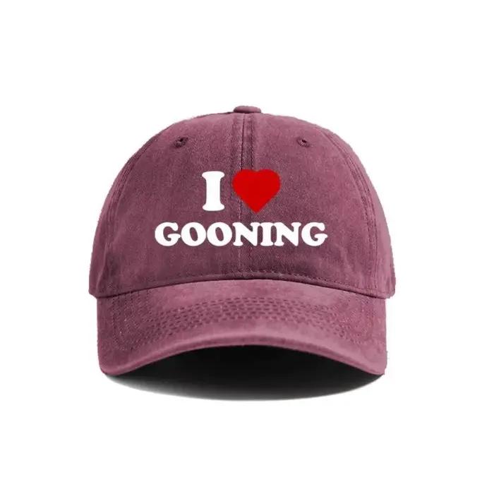 Casquette de Baseball imprimée drôle I Love Gooning