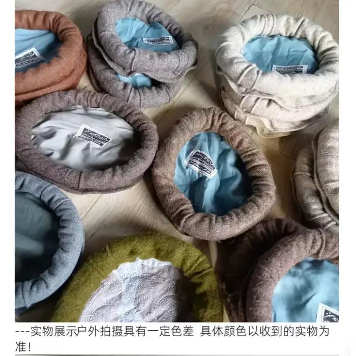 Chapeau pakol afghan en laine fait main du Pakistan, chapeau chitari
