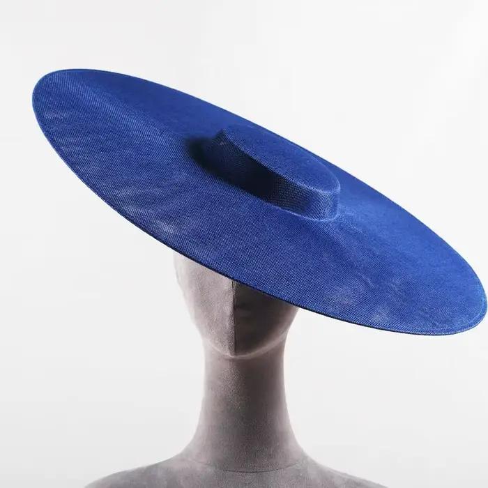 202505-bao ins chic faux lin bricolage style Vintage mariée solide chapeau de soleil femmes casquette de loisirs