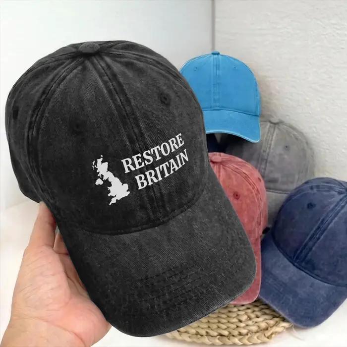 Casquette de baseball Rupert Lowe du parti politique britannique Restore Britain
