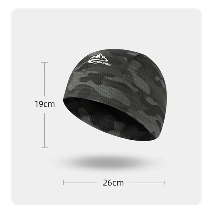 Casquette de cyclisme homme polyester anti-transpiration tête de mort casquette sous casque de moto sportif occassions été hiver