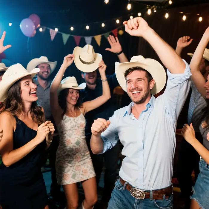 Lot de 6-24 chapeaux de cowboy pour homme et femme