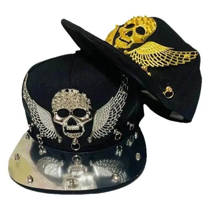 "Nouveau casquette à rivets punk hip-hop