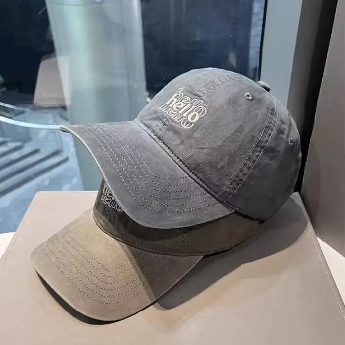 Casquette de baseball en maille brodée pour hommes et femmes