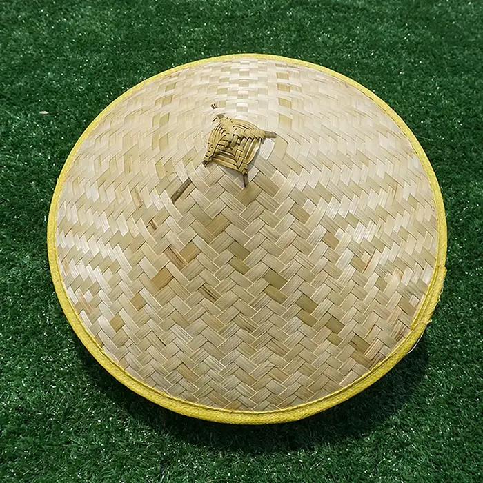 Chapeau de fermier de riz tissé à la main pour hommes et femmes
