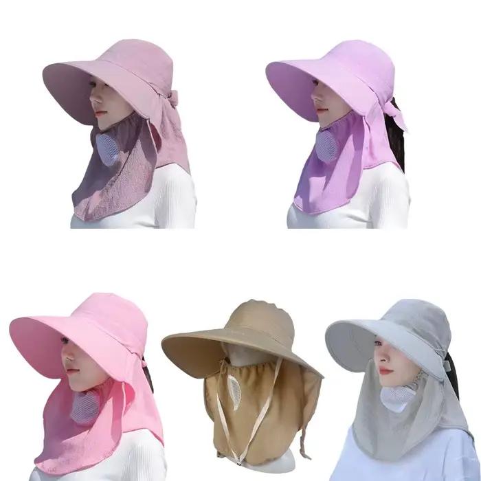 Chapeau de soleil intégral pour femme