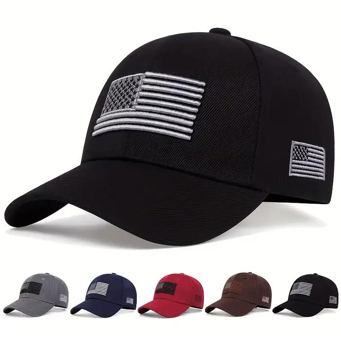 Casquette de baseball drapeau américain pour hommes