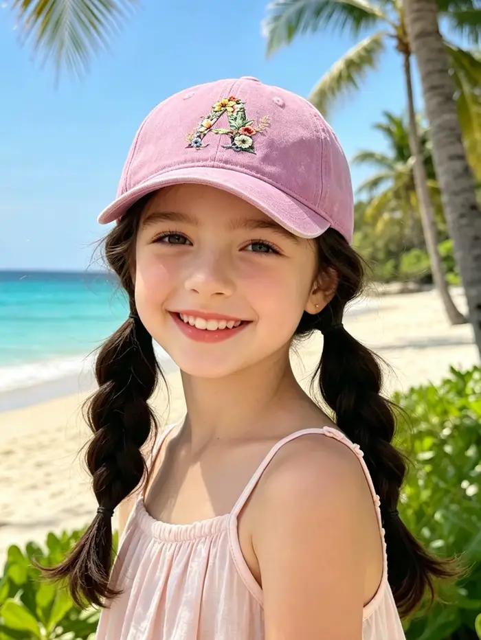 1 chapeau rose pour bébé