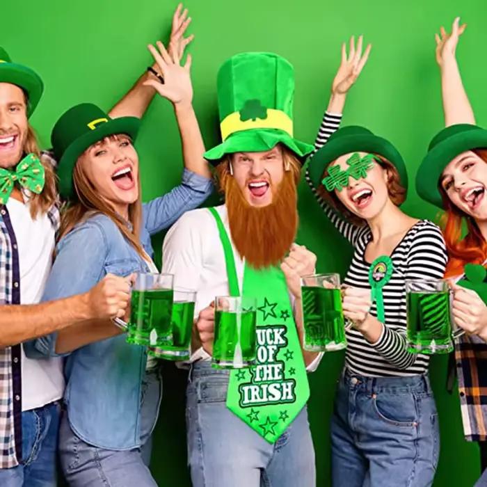 Chapeau haut-de-forme irlandais pour la saint-Patrick