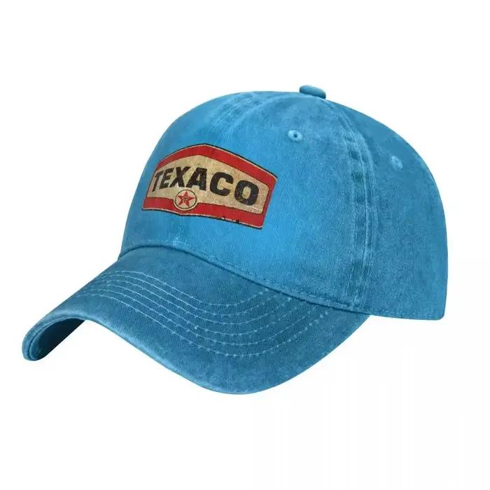 Casquette de baseball classique vintage Texaco unisexe protection solaire réglable pour homme femme style rétro extérieur sport activités plein air