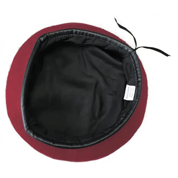 Béret en laine style militaire américain et britannique unisexe pour homme et femme, occasions extérieures et intérieures, quatre saisons, béret rétro à la mode