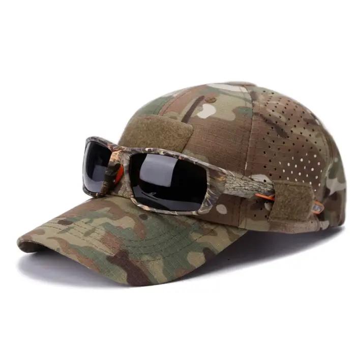 Casquette de baseball camouflage respirante et décontractée pour hommes
