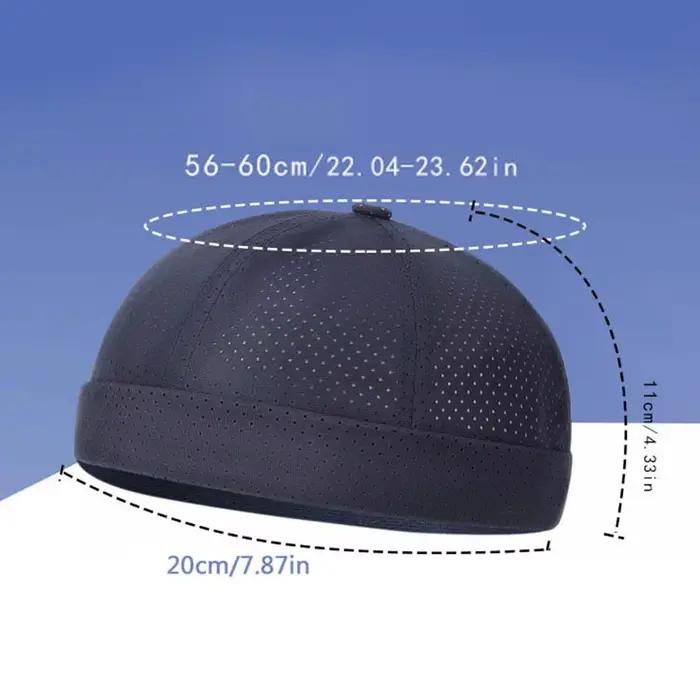 Chapeau Skullcap Unisexe Polyvalent En Coton Polyester Pour Occasions Décontractées Et Activités Urbaines