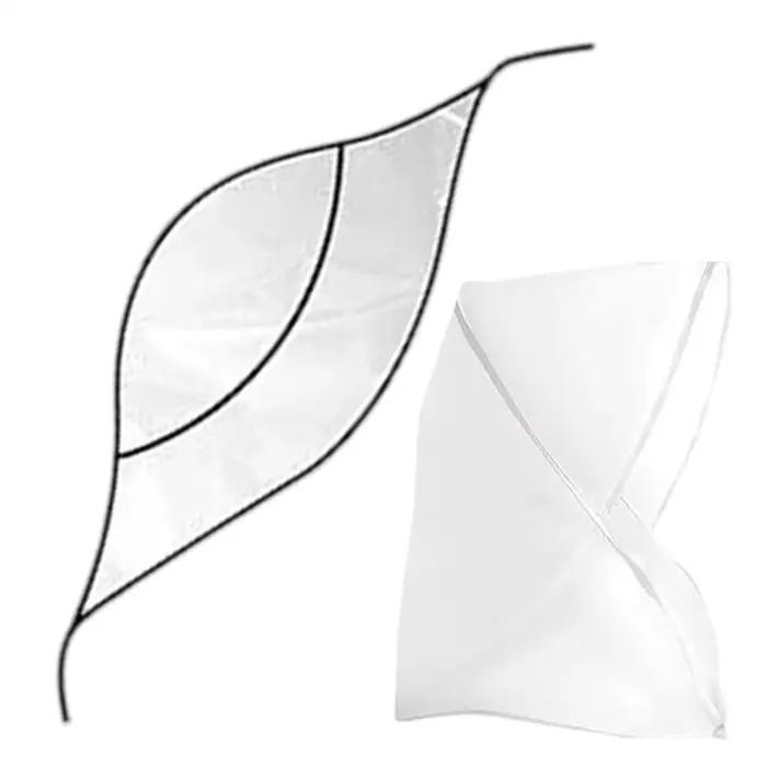 Chapeau de pluie transparent réutilisable pour femme avec visière