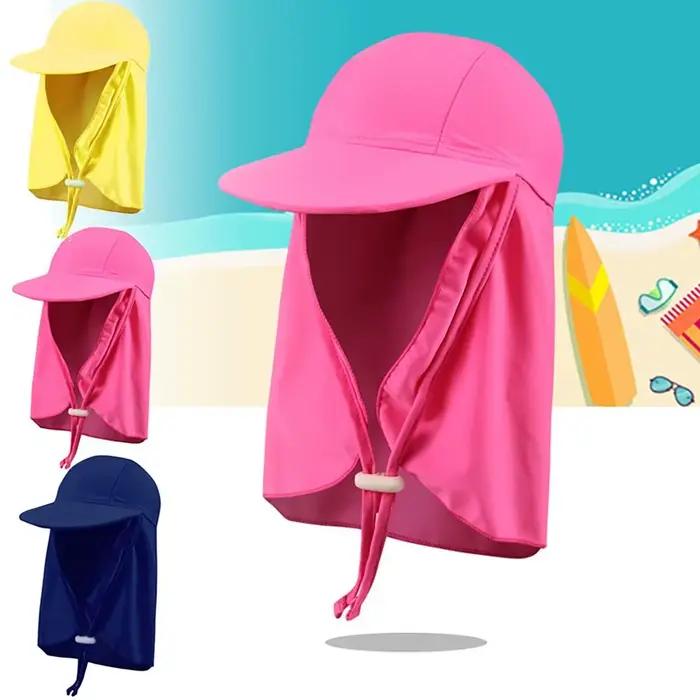 Chapeau de protection solaire Anti-UV multicolore pour enfants
