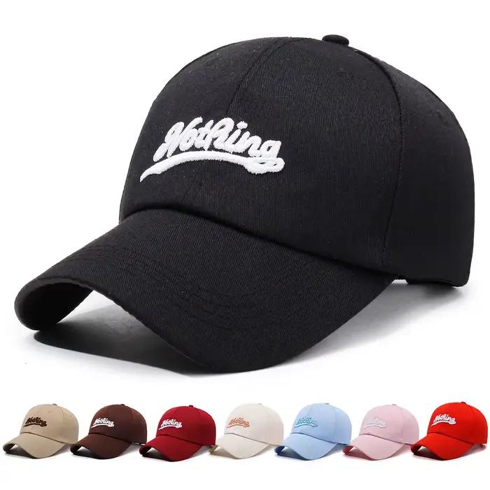 Chapeau sport unisexe brodé lettres casquette de baseball réglable pour homme femme toutes saisons extérieur occasions spéciales