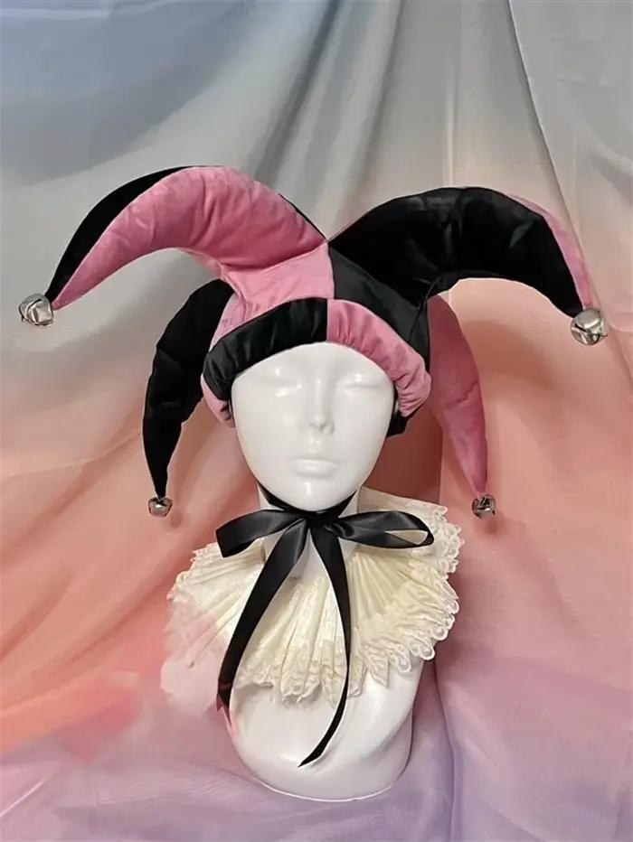 Chapeau de Costume de bouffon de cour à lacets