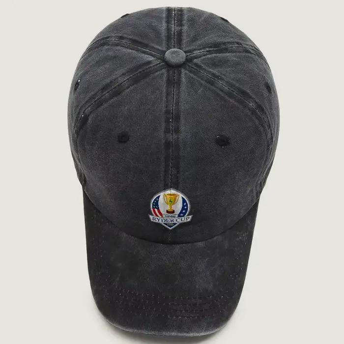 Casquette de baseball en coton lavé avec logo Ryder Cup