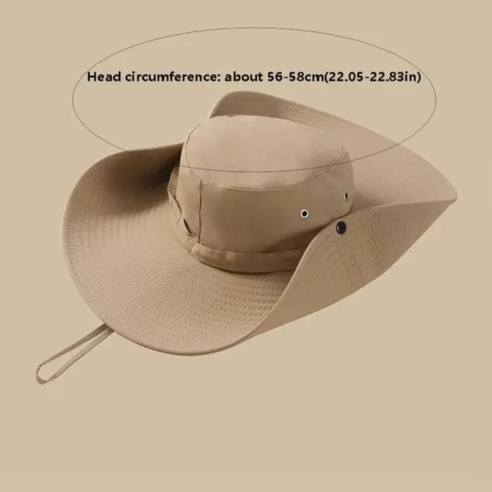 Chapeau de Cowboy occidental rétro à large bord