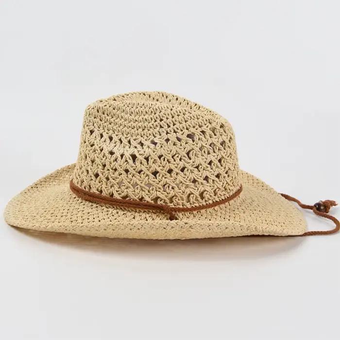 Chapeau de paille doux Panama pour hommes et femmes