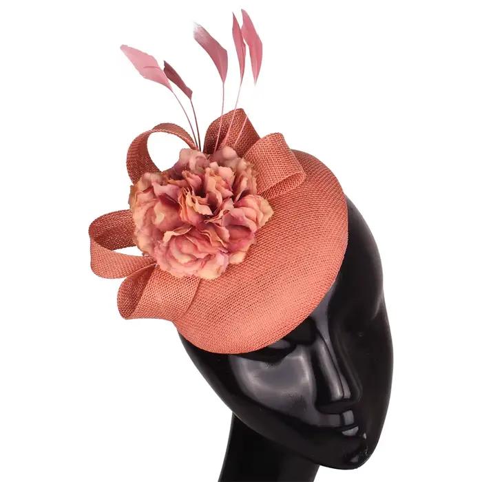 Mode élégante mariée mariage Fascinator Chapeau bandeau fleur chapeaux