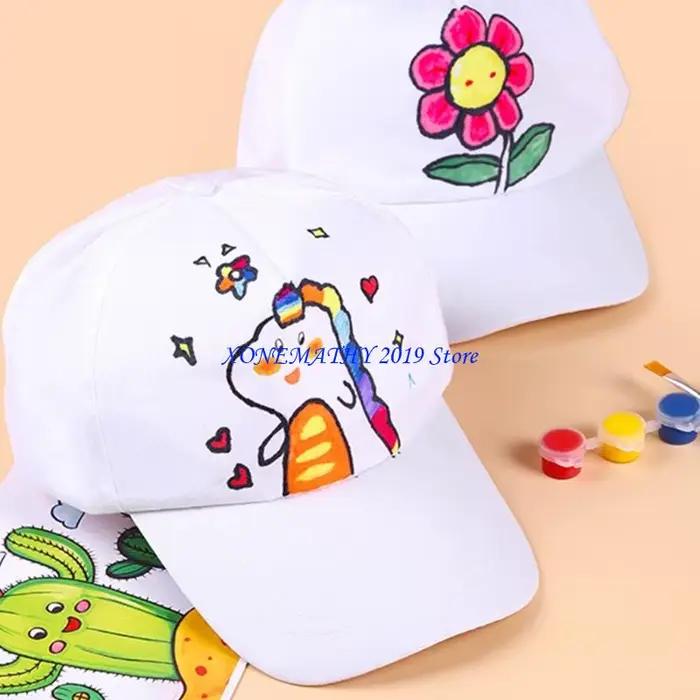 F42F chapeau peinture créatif pour enfants Surfaces lisses