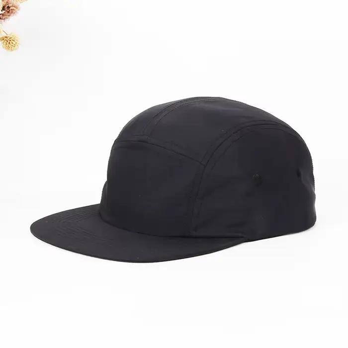 Casquette de baseball à 5 panneaux unisexe avec protection solaire pour hommes et femmes en polyester pour skate et activités extérieures