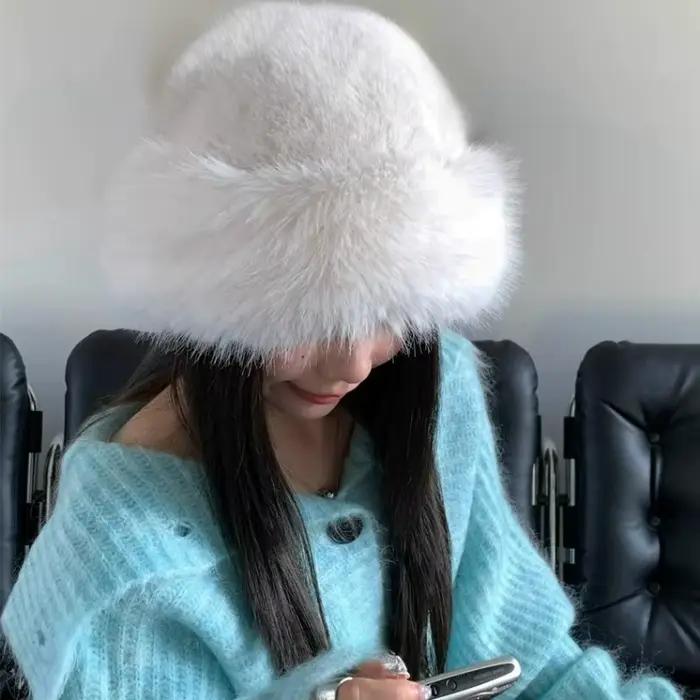 Chapeau chaud d'hiver pour femmes