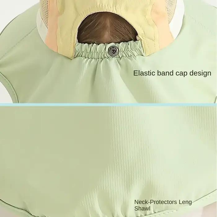 Nouveau chapeau de soleil pour bébé avec rabat pour le cou