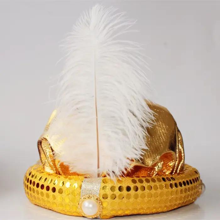 Aladdin chapeau Halloween mascarade enfants fête mythe arabe chapeaux spectacle sur scène Cosplay accessoires de déguisement