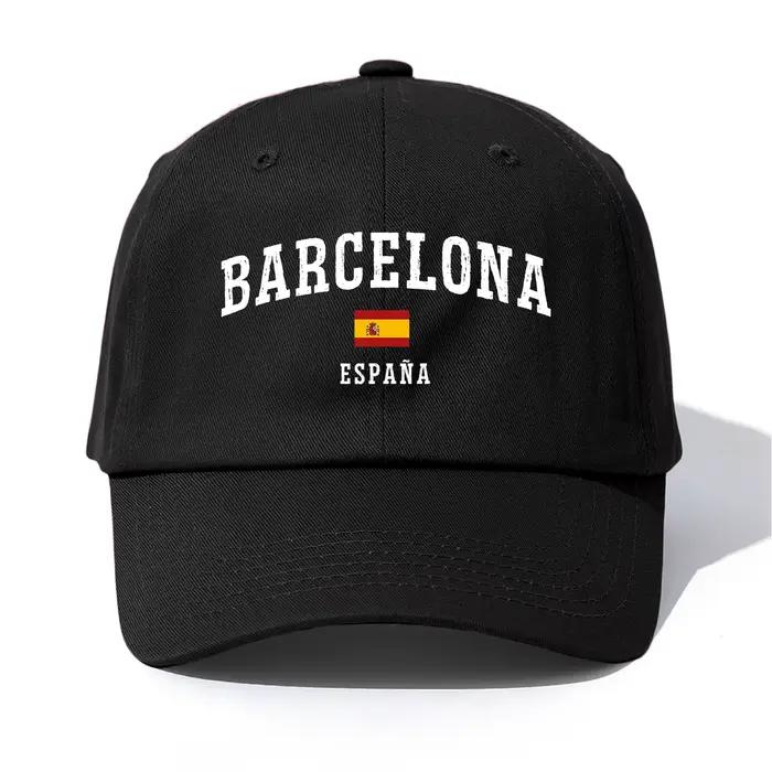 Casquette de baseball imprimée BARCELONA pour adultes