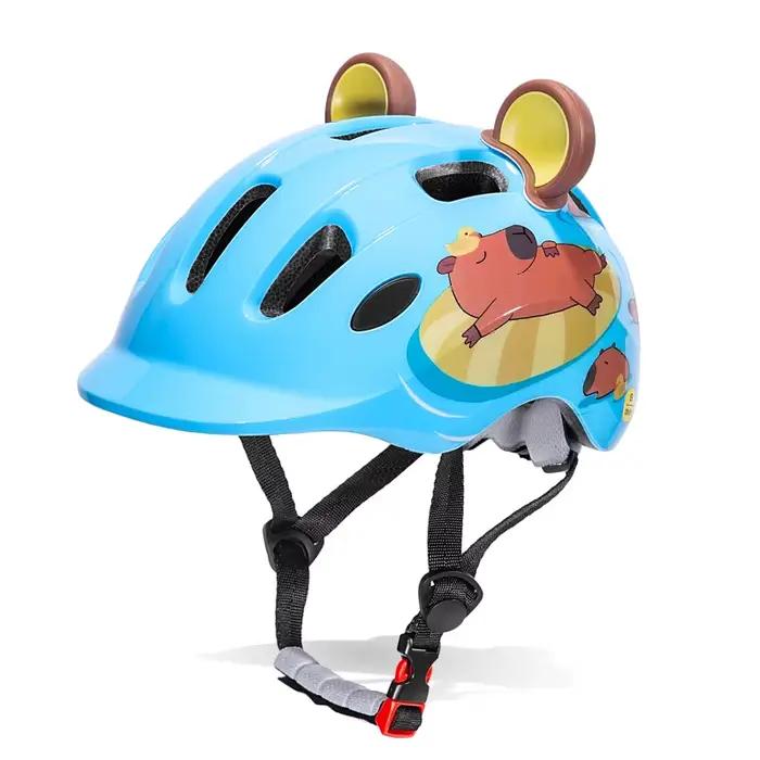 Casque pour enfants équipement de Protection de sécurité Skateboard patins à roulettes vélo fille garçon mignon dessin animé animaux casques