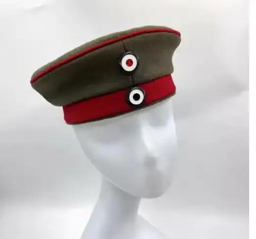 Chapeau allemand casquette d'hiver montagne vert officier vintage