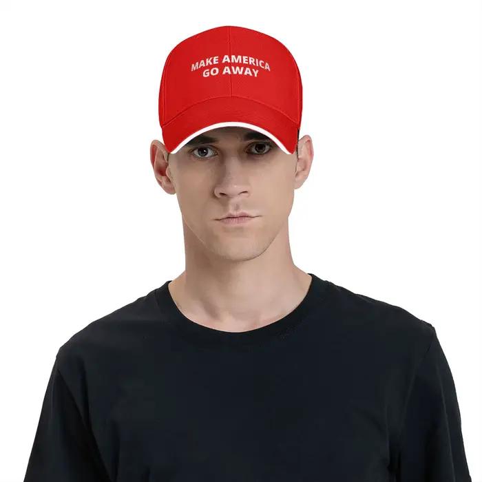 Casquette de baseball réglable MAGA « Make America Go Away » pour homme et femme
