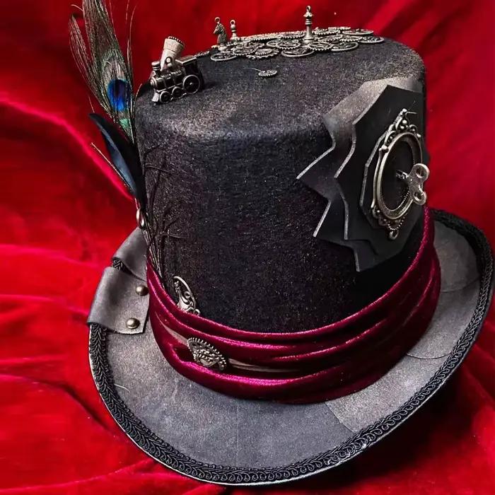 Pirate cirque le chapelier fou Steampunk rétro scène magique haut-de-forme Halloween Cosplay vêtements accessoires chapeaux