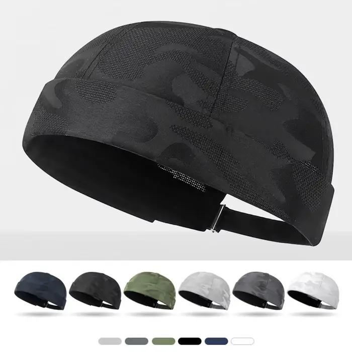 Chapeau Docker Camouflage Tendance Unisexe Respirant et Réglable sans Bord pour Printemps