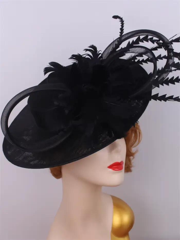 Mariée pilulier rouge Fascinator Chapeau Femme mariage