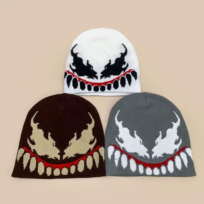Nouveaux Bonnets Tricotés Jacquard Style Européen et Américain pour Hommes et Femmes – Chauds