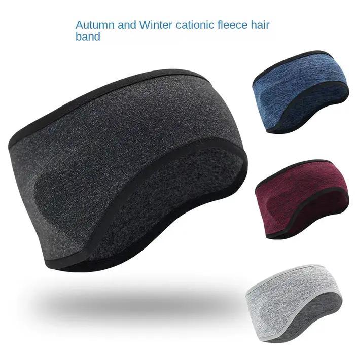 Hommes femmes cache-oreilles en plein air polaire Protection d'oreille bandeau de cheveux sport course cyclisme chaud