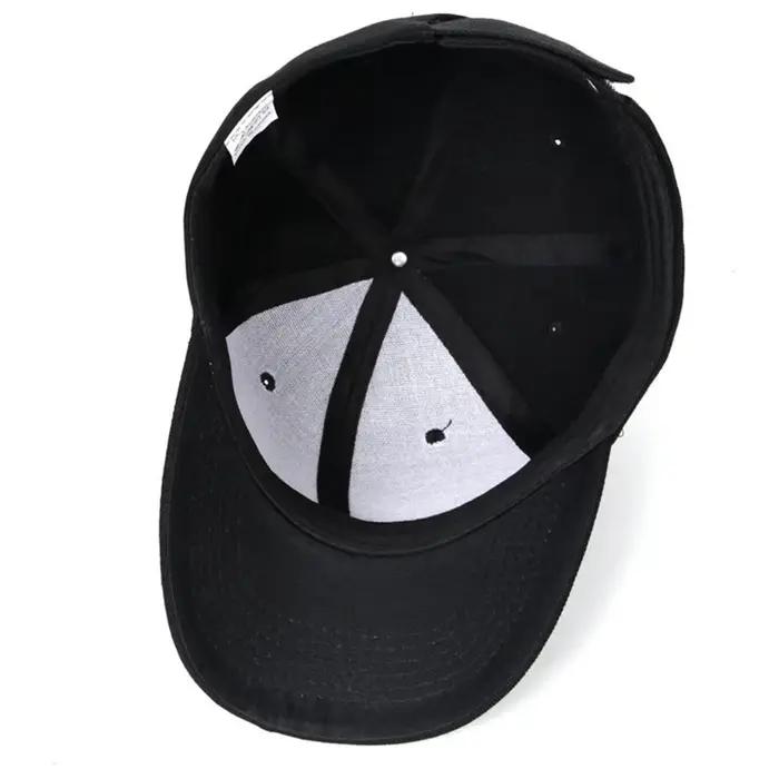 Nouvelle casquette Hip Hop ajustée et extensible à visière intégrale en polyester pour hommes et femmes style baseball snapback unies polyvalentes pour toutes les saisons