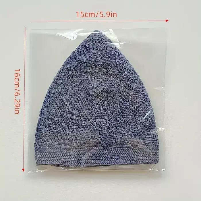 Chapeau de prière arabe en maille légère et respirante pour hommes