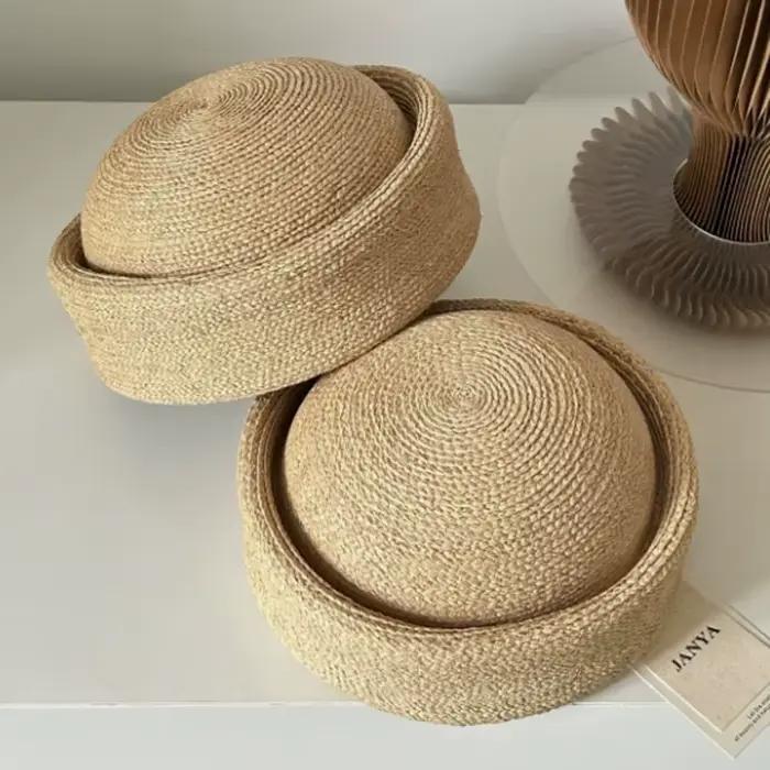 Chapeau de paille d'été pour femme
