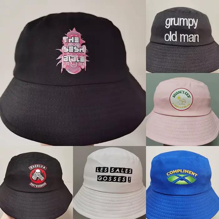 Chapeau seau avec LOGO personnalisé