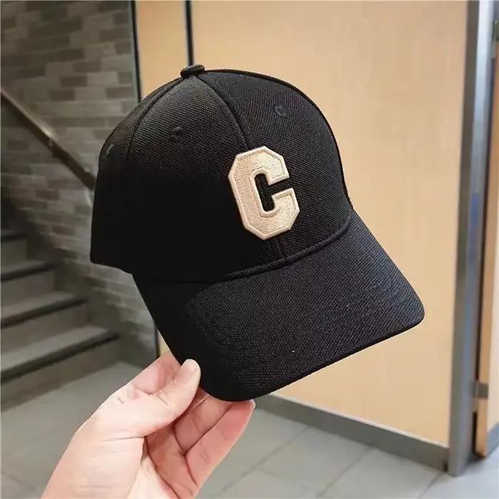Chapeaux pour hommes nouvelle casquette de Baseball brodée lettre C Kpop mode Couple