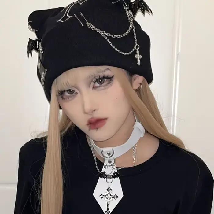 Chapeau d'oreille de chat Punk Original de sous-culture de style japonais