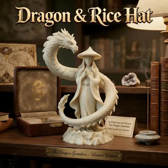 Ornement de chapeau Dragon & Rice