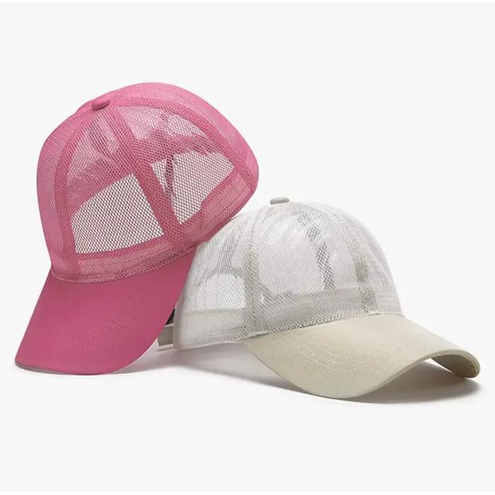 Nouvelle casquette de baseball rose pour femme