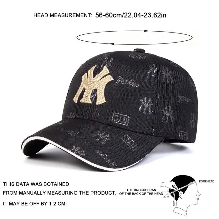 Casquette de Baseball unisexe avec lettres brodées