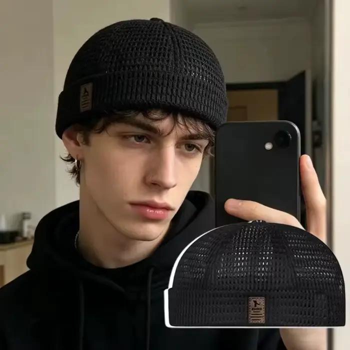 Casquette de cyclisme d'extérieur d'été en maille respirante