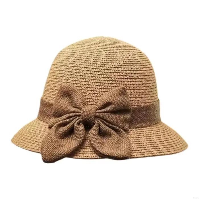 Chapeau paille pliable